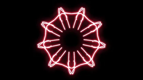 Visualization of numbers with Doodle. Pattern 7.9.000.5 Stock Footage 331741301