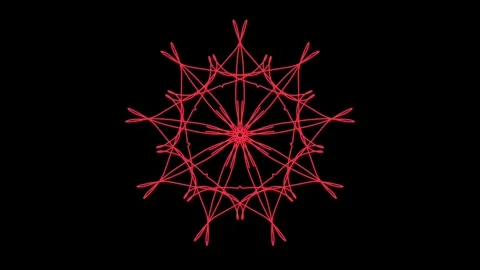 Visualization of numbers with Doodle. Pattern 7.a119.67 Stock Footage 337703323