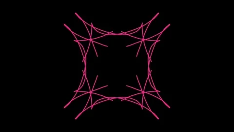 Visualization of numbers with Doodle. Pattern 7.b114.97 Stock Footage 337760312