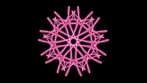 Visualization of numbers with Doodle. Pattern 7.b319.85 Vídeos de archivo 337761769