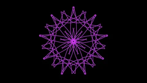 Visualization of numbers with Doodle. Pattern 7.c119.116 Stock Footage 337762941