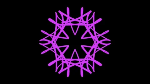 Visualization of numbers with Doodle. Pattern 7.c216.120 Stock Footage 337765981