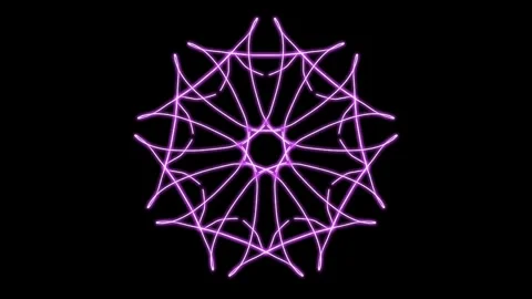 Visualization of numbers with Doodle. Pattern 7.c319.111 Stock Footage 337766126