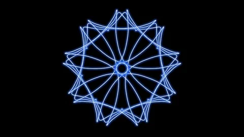 Visualization of numbers with Doodle. Pattern 7.e319.150 Stock Footage 337795358