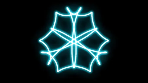 Visualization of numbers with Doodle. Pattern 7.g413.21 Stock Footage 337836241