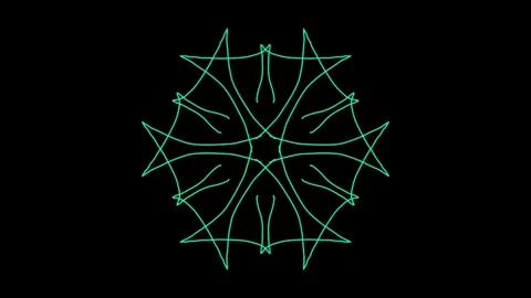 Visualization of numbers with Doodle. Pattern 7.h116.60 Stock Footage 338164745