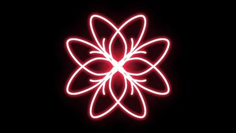 Visualization of numbers with Doodle. Pattern 8-2 Video stock 331742447