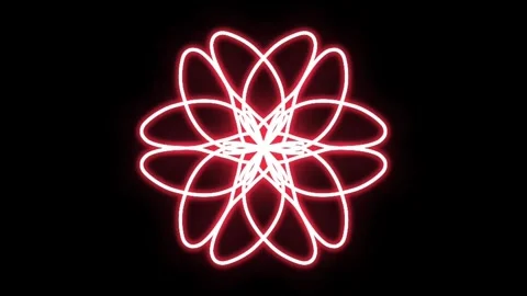 Visualization of numbers with Doodle. Pattern 8.6.000.4 Stock Footage 331742436