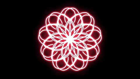 Visualization of numbers with Doodle. Pattern 8.9.000.5 Stock Footage 331742438