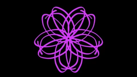 Visualization of numbers with Doodle. Pattern 8.c215.112 Stock Footage 338191487
