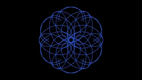 Visualization of numbers with Doodle. Pattern 8.e116.155 Stock Footage 338289086
