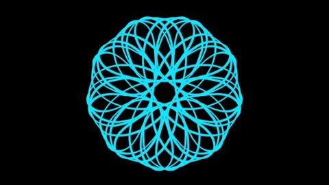 Visualization of numbers with Doodle. Pattern 8.g219.40 Stock Footage 339267978