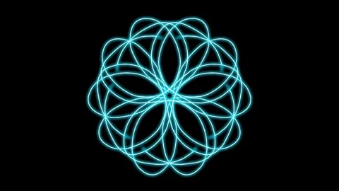 Visualization of numbers with Doodle. Pattern 8.g315.28 Stock Footage 339268536