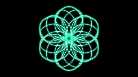 Visualization of numbers with Doodle. Pattern 8.h316.49 Video stock 339269062