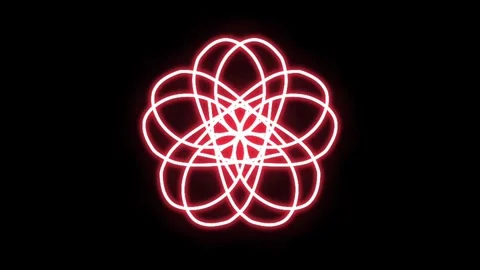 Visualization of numbers with Doodle. Pattern 9.5.000.3 Stock Footage 331742490