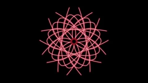 Visualization of numbers with Doodle. Pattern 9.a319.66 Video stock 339469715
