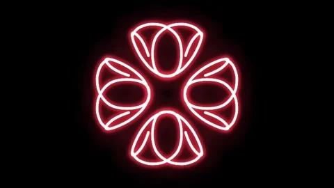 Visualization of numbers with Doodle. Pattern 9.a414.002 Vídeos de archivo 331742492