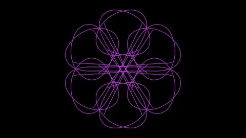 Visualization of numbers with Doodle. Pattern 9.c116.118 Stock Footage 339609329