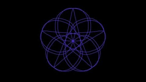 Visualization of numbers with Doodle. Pattern 9.d115.131 Stockbeeldmateriaal 340338449