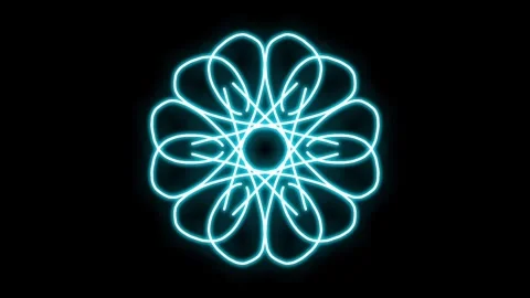 Visualization of numbers with Doodle. Pattern 9.g416.31 Stock Footage 340426120