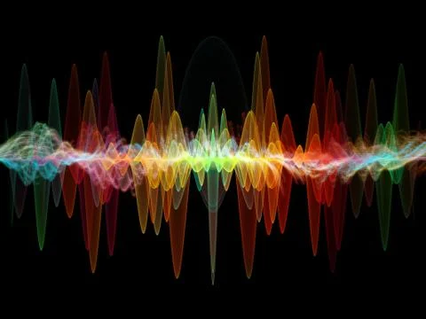 Visualization of Oscillation Stock Illustration