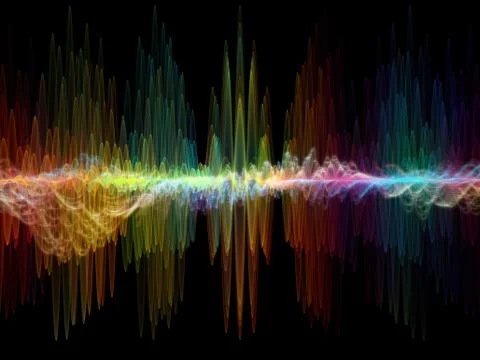 Visualization of Oscillation Illustrazione stock