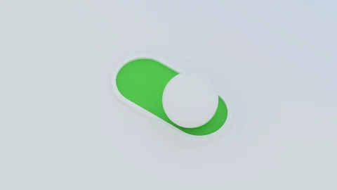 Visualization of Settings Switch in Device GUI Stock Footage 127351914