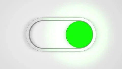 Visualization of settings switch in device GUI. Stock Footage 142871266