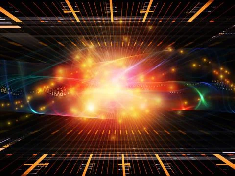 Visualization of the Sine Wave Stock Illustration