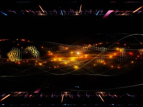 Visualization of the Sine Wave 스톡 일러스트