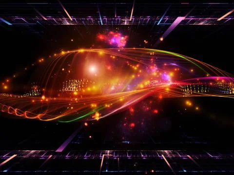 Visualization of the Sine Wave Illustrazione stock