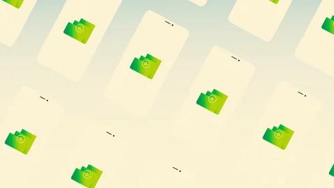 Visualization of smartphone application design development. Motion. Phone screen Stock Footage 158947874