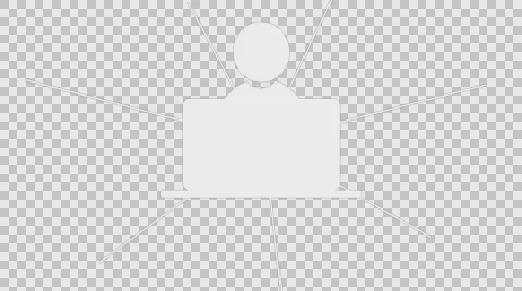 Visualization of a social network being created. Video stock 60228573
