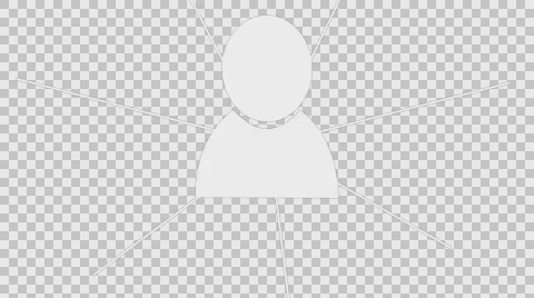 Visualization of a social network being created. Stock Footage 60228574
