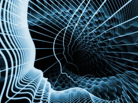 Visualization of Soul and Mind Ilustração Stock