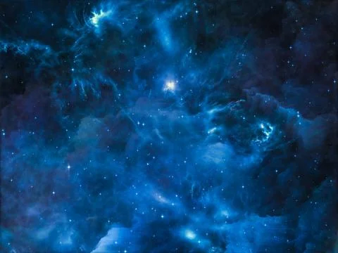Visualization of Space Illustrazione stock