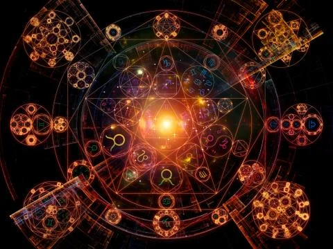 Visualization of Symbolic Meaning Illustrazione stock