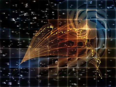 Visualization of Technology Links イラスト素材