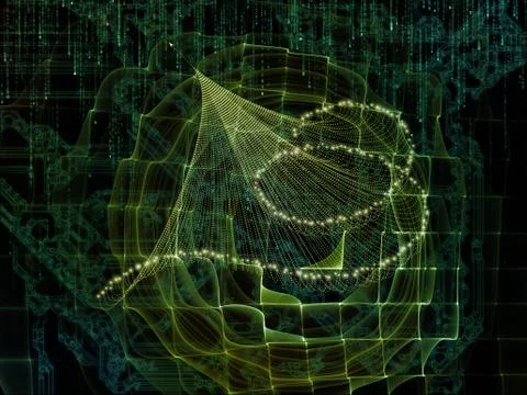 Visualization of Technology Links イラスト素材