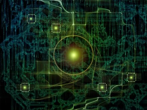 Visualization of Technology Links イラスト素材