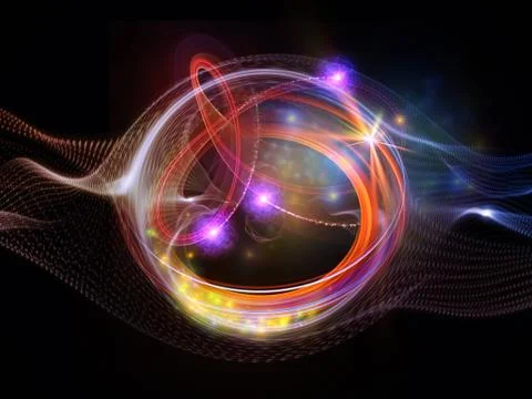 Visualization of Turbulence Stock Illustration