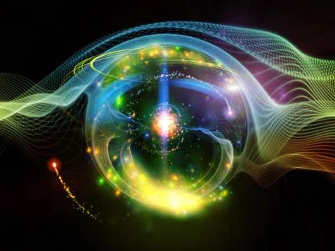 Visualization of Turbulence Stock Illustration