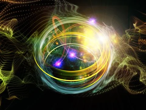 Visualization of Turbulence Stock Illustration