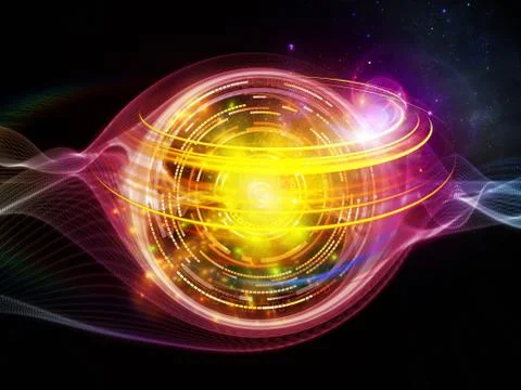 Visualization of Turbulence Stock Illustration