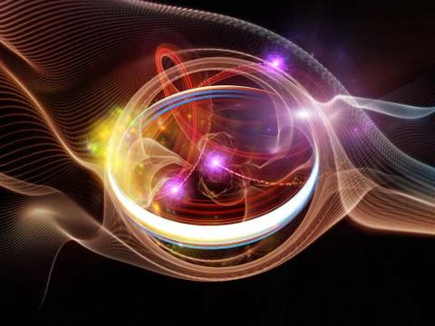 Visualization of Turbulence Stock Illustration