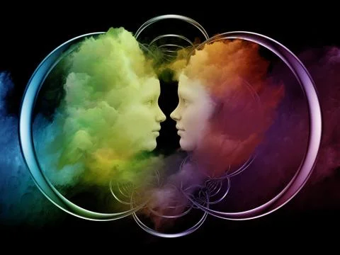 Visualization of Unity Illustrazione stock