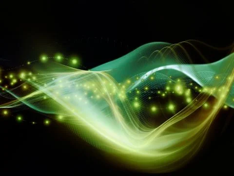 Visualization of Virtual World 스톡 일러스트