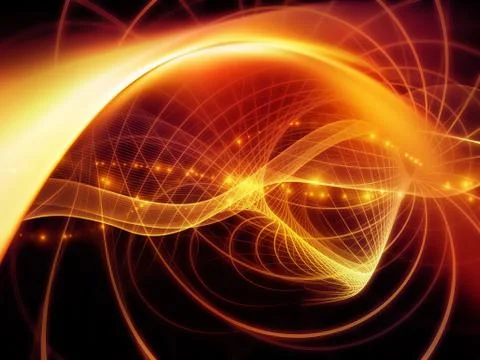 Visualization of Virtual World Illustrazione stock