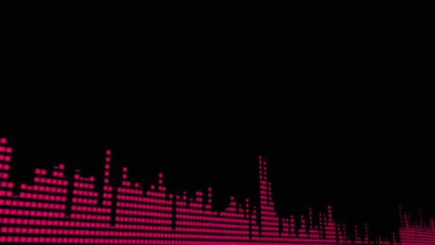 Visualization of voice record, artificial intelligence. Music equalizer, audio 스톡 동영상 218903979