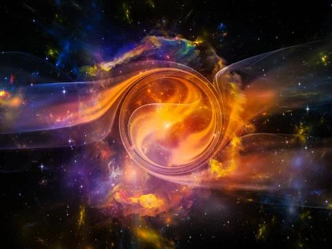 Visualization of Vortex 스톡 일러스트